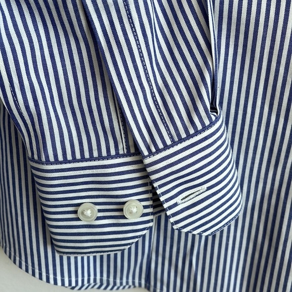 ALFRED SUNG STRIPES LONG SLEEVE V NECK WOMEN TOPS SIZE M - Picture 8 of 11